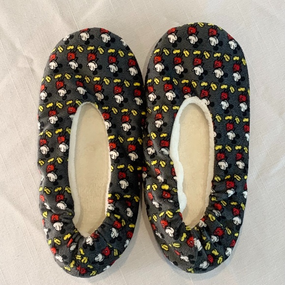 Disney Mickey Mouse women's‎ slipper socks L/XL - Picture 1 of 5